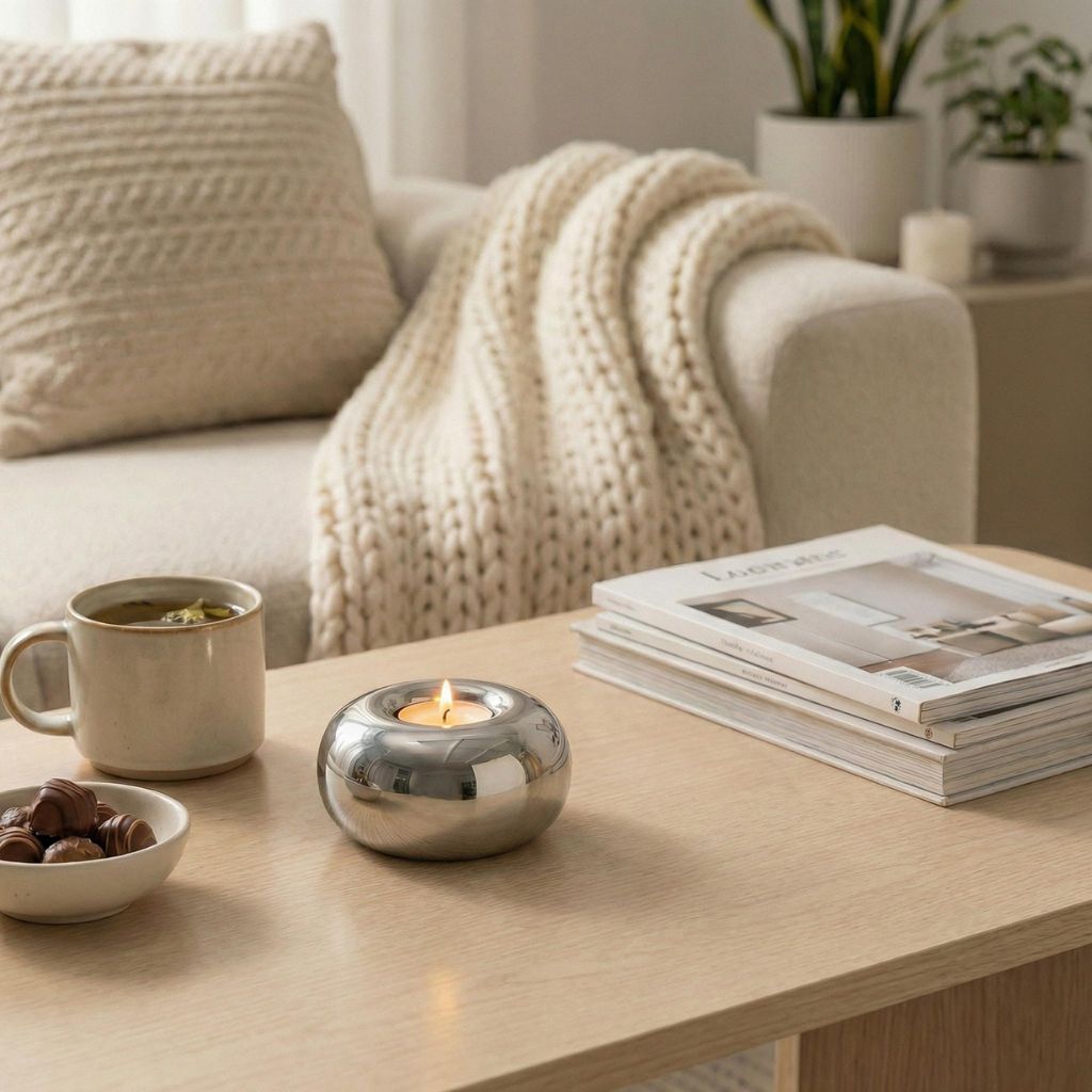Orbis Ceramic Tealight Candle Holder