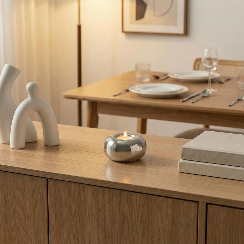 Orbis Ceramic Tealight Candle Holder