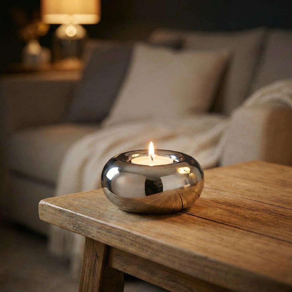 Orbis Ceramic Tealight Candle Holder