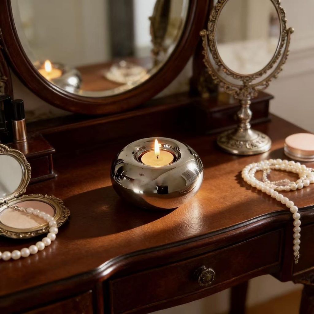 Orbis Ceramic Tealight Candle Holder