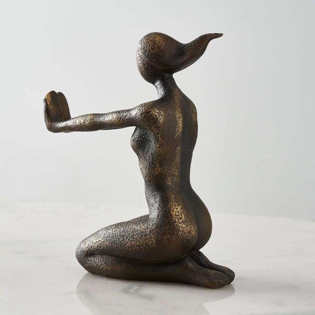 Harmonia Textured Figure Sculpture Bookend