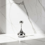 Cadence Tapered Stainless Candle Holder