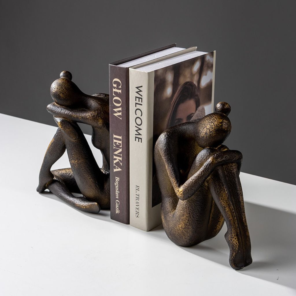 Albireo Huddled Figurine Bookend