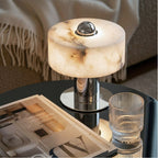 Keros Marble & Stainless Table Lamp