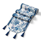 Perrine Branch Motif Fringed Table Runner