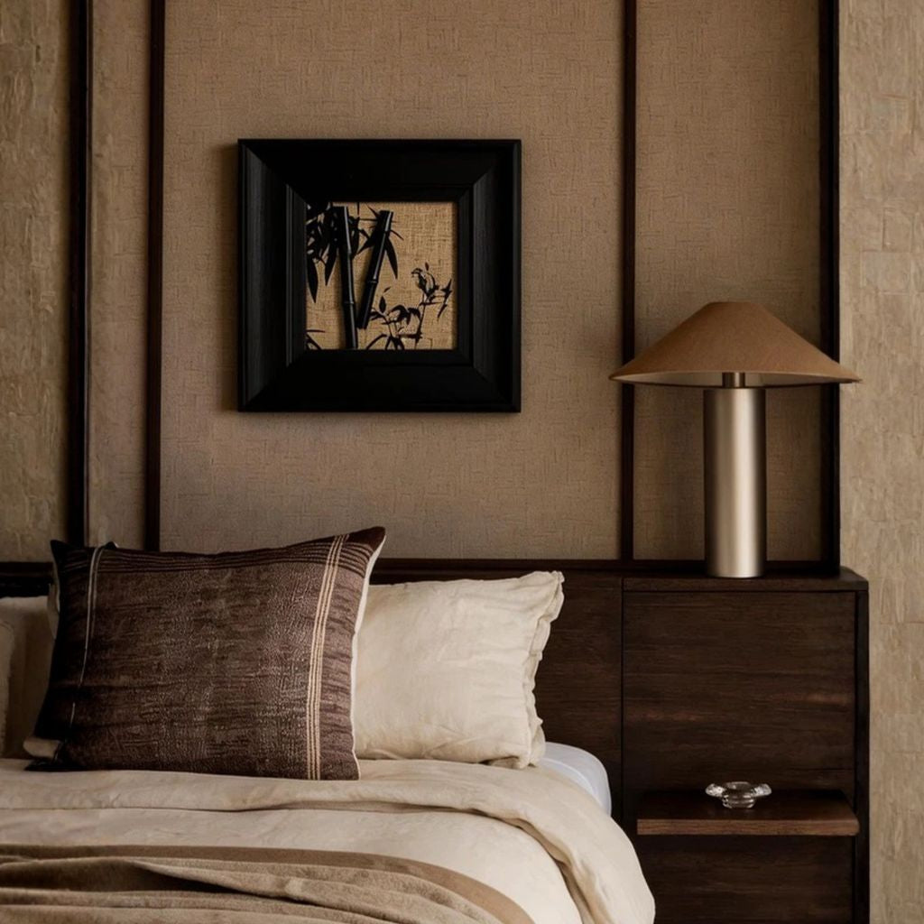 Miyabi Bamboo Motif Framed Artwork
