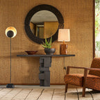Alvéo Handcrafted Round Wall Mirror