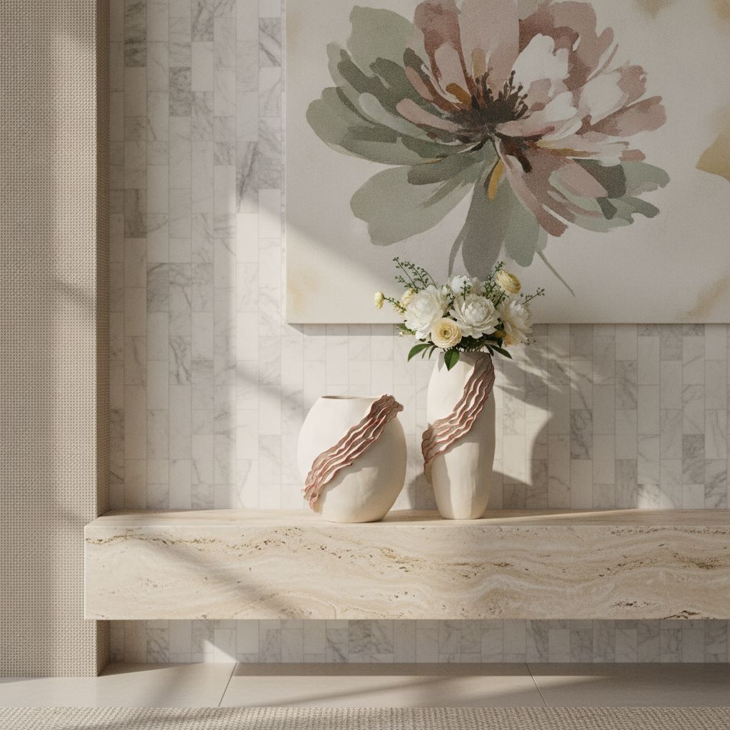 Boreas Ruffled Ceramic Vase