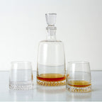 Como Textured Glass Decanter