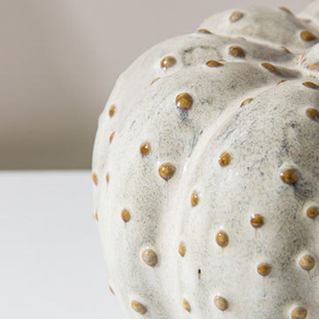 Demeter Glazed Ceramic Pumpkin