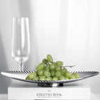 Élan Ripple Oval Steel Tray