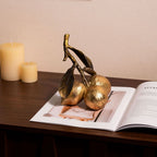 Menton Metallic Lemon Sculpture