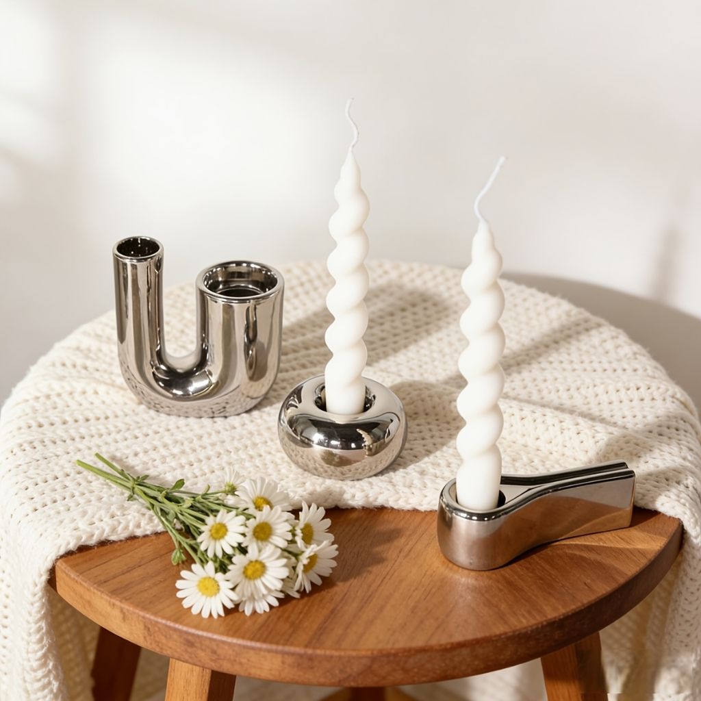 Orbis Ceramic Tealight Candle Holder