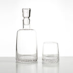 Como Textured Glass Decanter