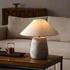Rigatura Ridged Ceramic Table Lamp