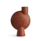 Mirage Oblate Glazed Ceramic Vase