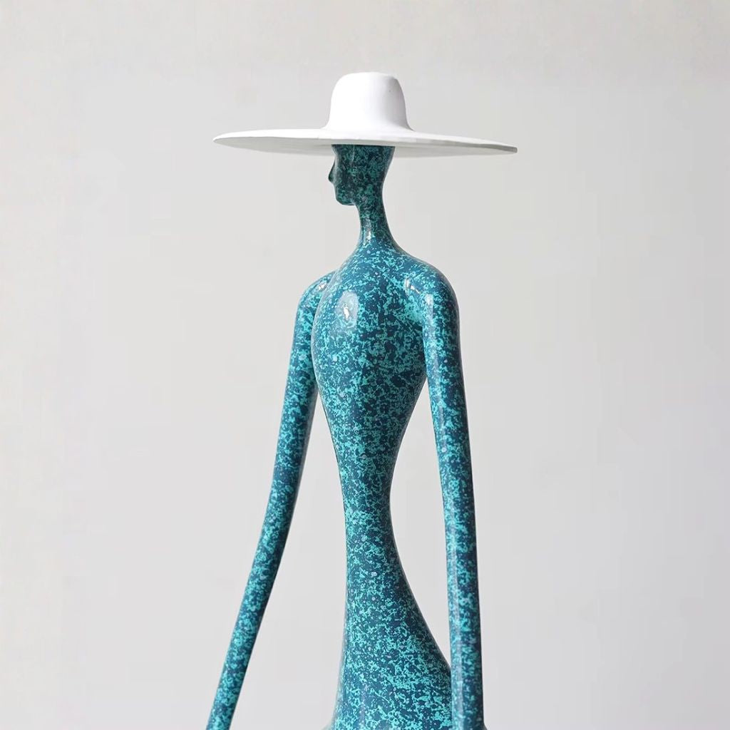 Hepburn Sitting Figure Sculpture