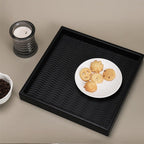 Sørensen Wavy Textured Leather Tray