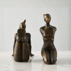 Harmonia Textured Figure Sculpture Bookend
