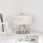 Keros Marble & Stainless Table Lamp