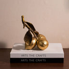 Menton Metallic Lemon Sculpture