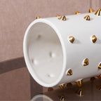 Echin Spike Cylinder Ceramic Vase