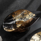 Stellaria Gold Leaf Glass Bowl