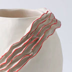 Boreas Ruffled Ceramic Vase