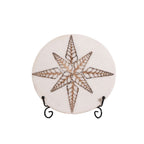 Pelta Fossil Stone Ornament