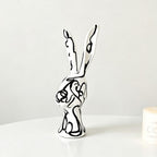 Alice Hand-Painted Line Rabbit