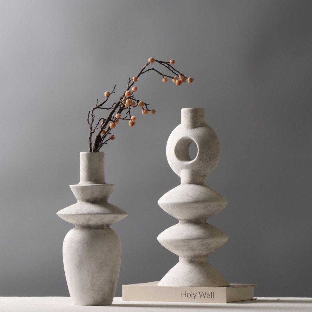 Ziggurat Sculptural Ceramic Vase Secondary image