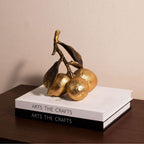 Menton Metallic Lemon Sculpture