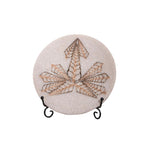 Pelta Fossil Stone Ornament