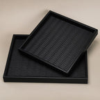 Sørensen Wavy Textured Leather Tray