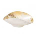 Stellaria Gold Leaf Glass Bowl