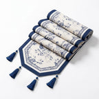 مفرش طاولة طولي منسوج من تافي