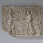 Libation Bas-Relief Wall Plaque