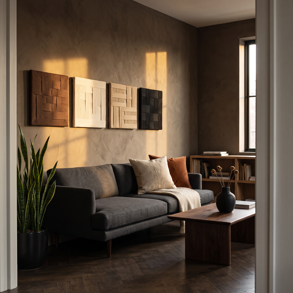 Suzani Woven Cotton Wall Panel