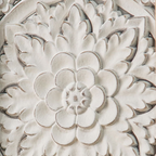 Jali Wooden Triptych Wall Panel