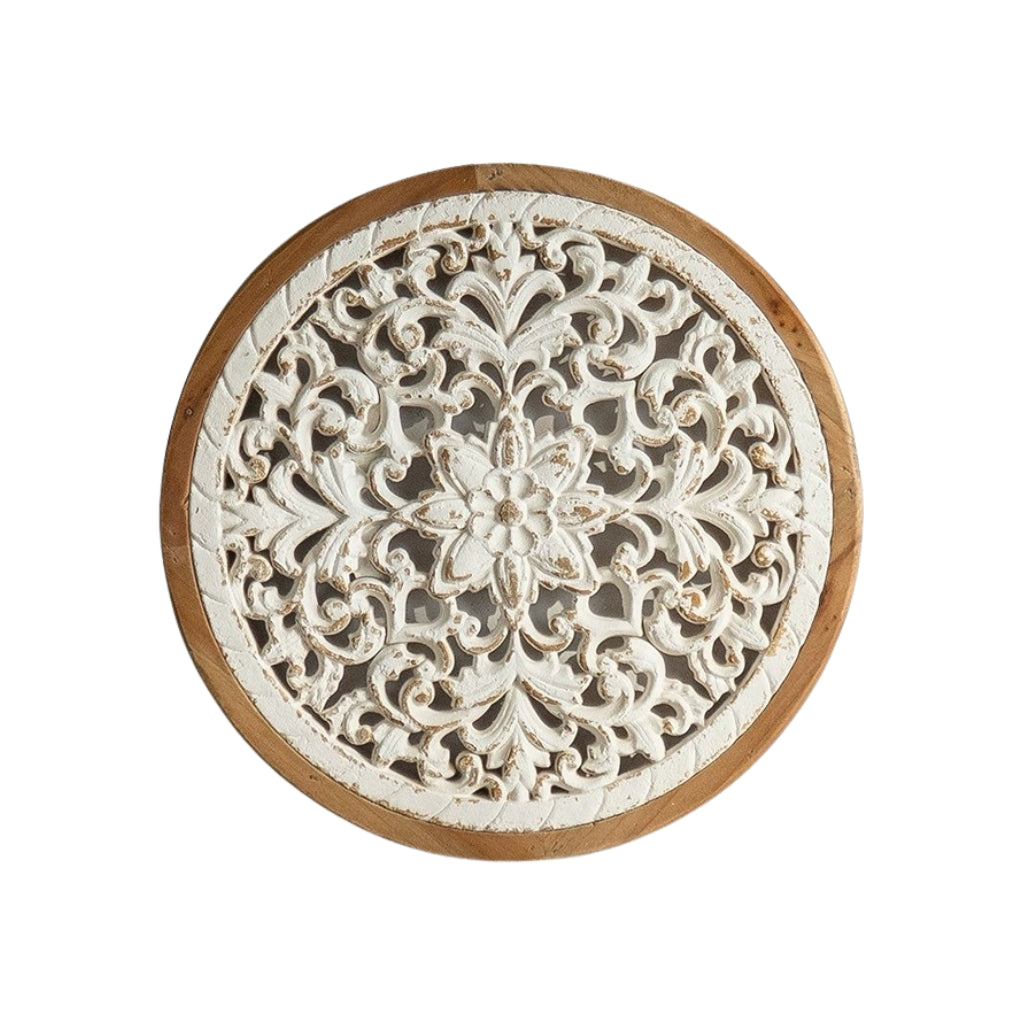 Jali Carved Wooden Wall Panel