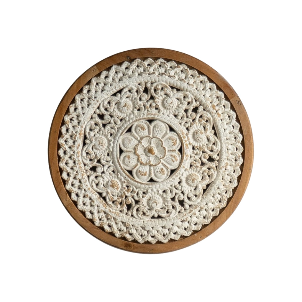 Jali Carved Wooden Wall Panel