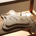 Alacati Irregular Wavy Travertine Tray
