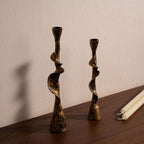 Aulos Weathered Spiral Candle Holder