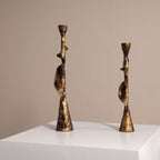 Aulos Weathered Spiral Candle Holder