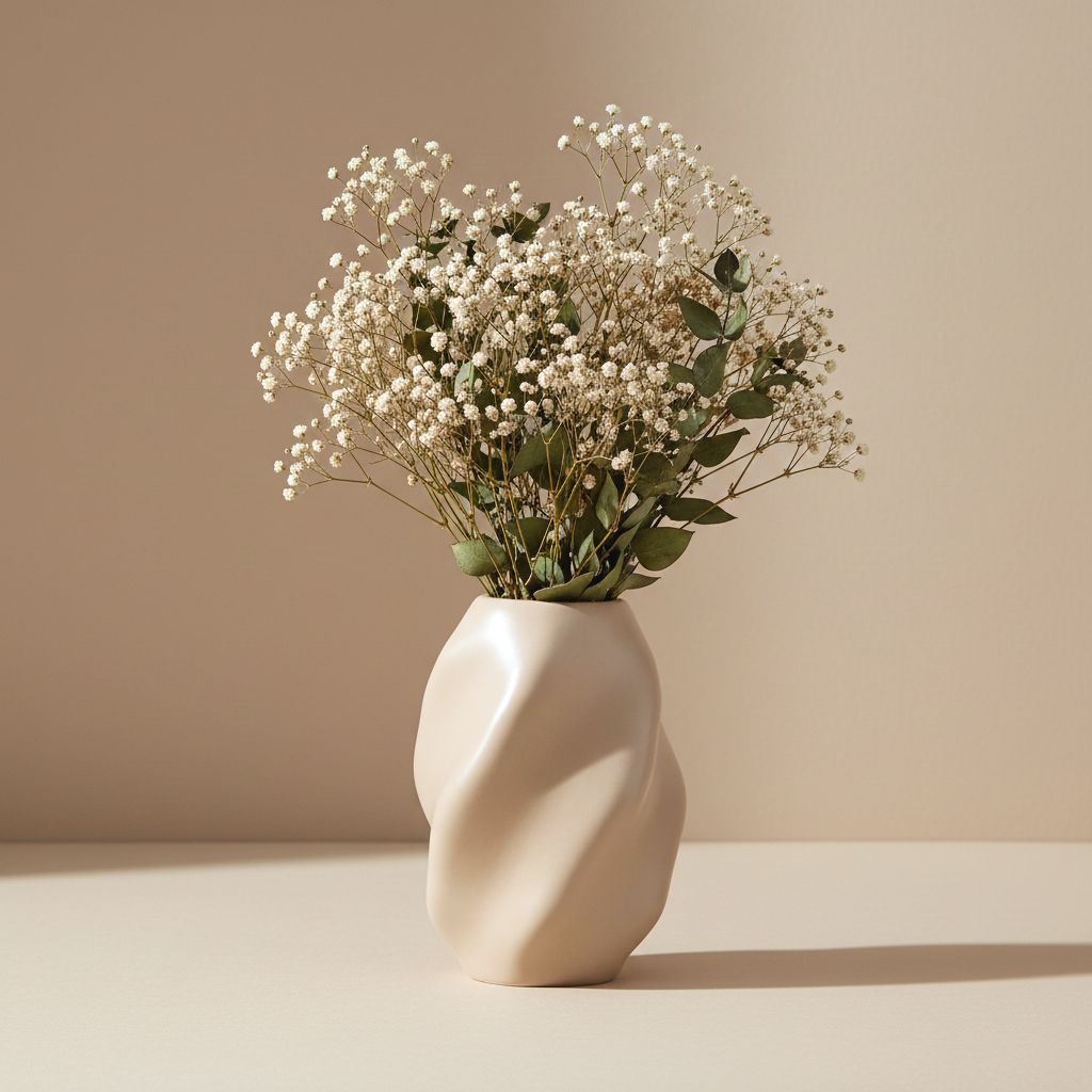 Sinuoso Twisted Sculptural Ceramic Vase