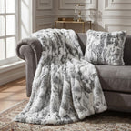 Fauve Rabbit Fur Throw Blanket