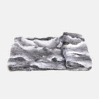 Fauve Rabbit Fur Throw Blanket