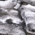 Fauve Rabbit Fur Throw Blanket
