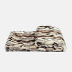 Fauve Faux Fur Throw Blanket