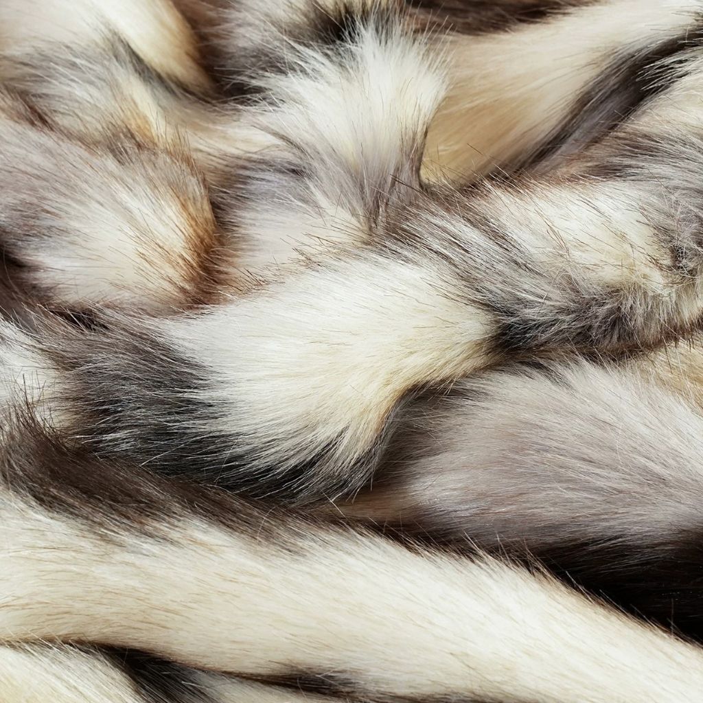 Fauve Faux Fur Throw Blanket